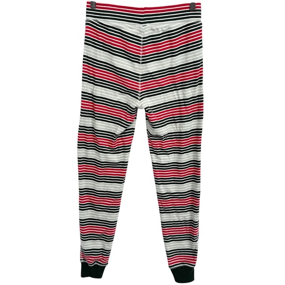 Pact Adult S Organic Cotton Flurry Striped Long Sleeve Pajama Set Christmas - Picture 9 of 11